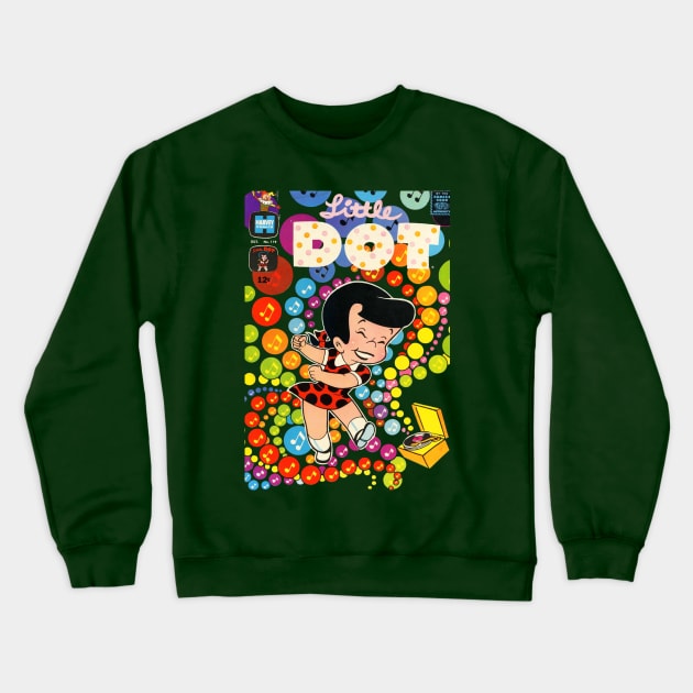 Little Dot Remix Crewneck Sweatshirt by Fun Ideas Productions